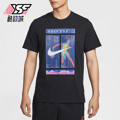 Nike/耐克正品Court Dri-FIT男士图案运动网球T恤HJ3370-010