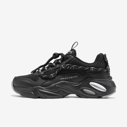 Skechers斯凯奇正品kids大童低帮运动缓震稳定休闲鞋405330L-BKGY