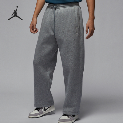 Nike/耐克正品JORDAN男士加绒宽松直筒运动长裤IB7239-091