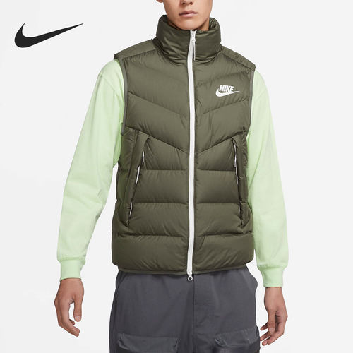 Nike/耐克正品男子秋冬立领保暖休闲运动羽绒马甲 CV8975-380