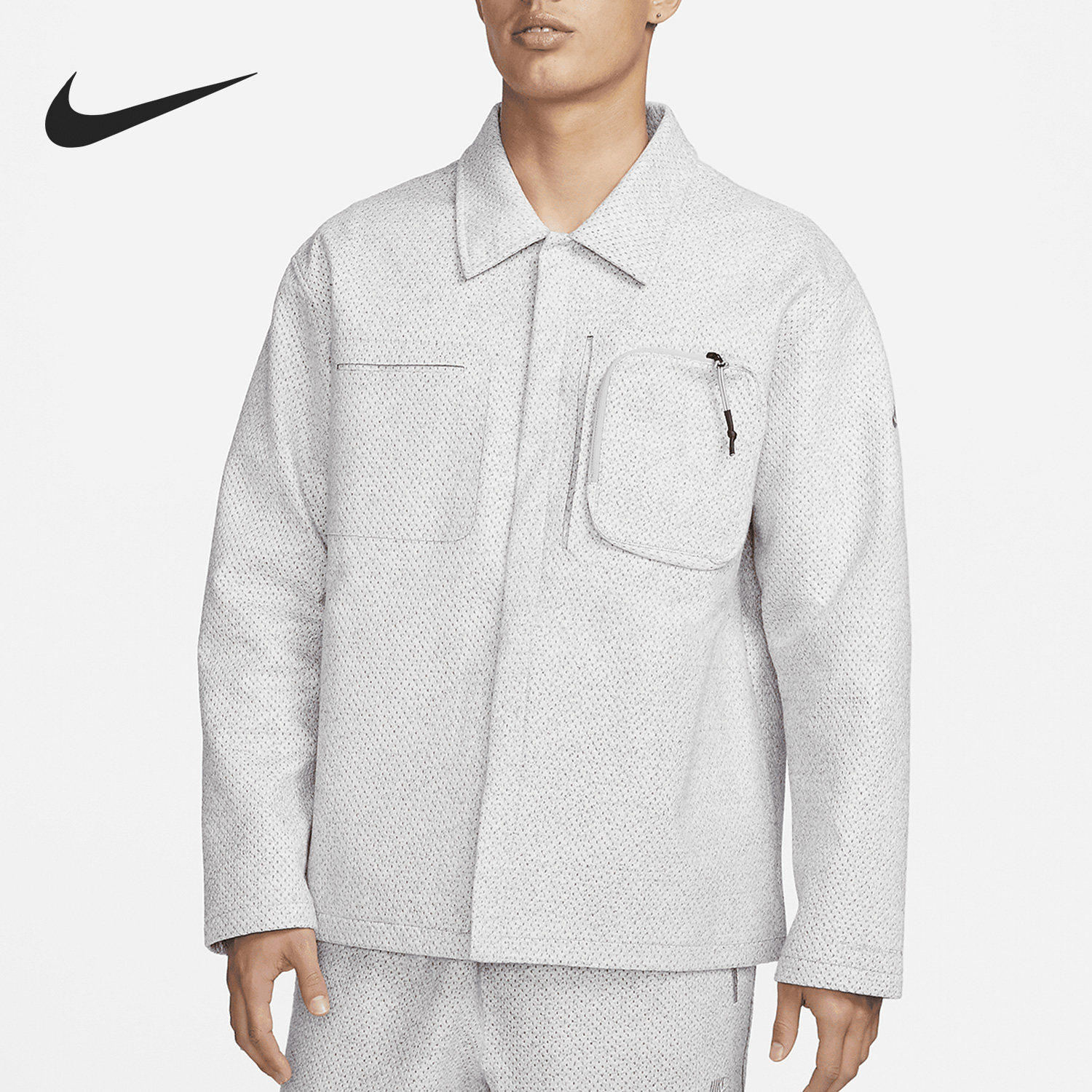 Nike/耐克正品春季新款男子户外运动休闲翻领外套DV9993-077,运动服/休闲服装,运动茄克/外套,淘宝优惠券,粉丝福利购,淘宝优惠卷