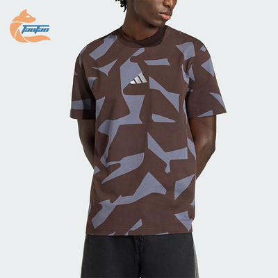 Adidas/阿迪达斯正品AMG CAMO T-SHIRT男士经典复古短袖T恤KQ8353