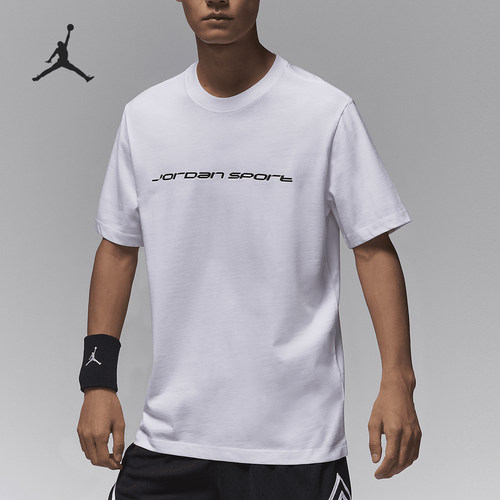 Nike/耐克正品JORDAN男士运动透气简约宽松短袖FZ1932-100