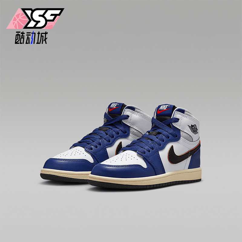 Nike/耐克正品 JORDAN新款小童高帮复古潮流运动休闲鞋FD1412-100