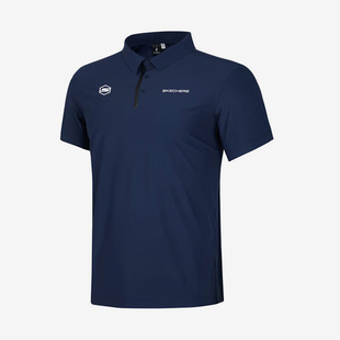 斯凯奇正品 新款 Skechers 轻盈运动夏季 男士 翻领休闲透气POLO衫