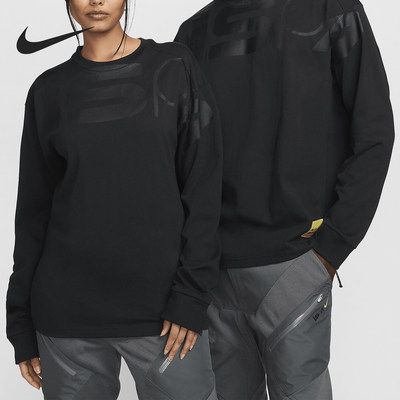 Nike/耐克正品运动男女简约针织长袖套头衫卫衣FJ7375-010