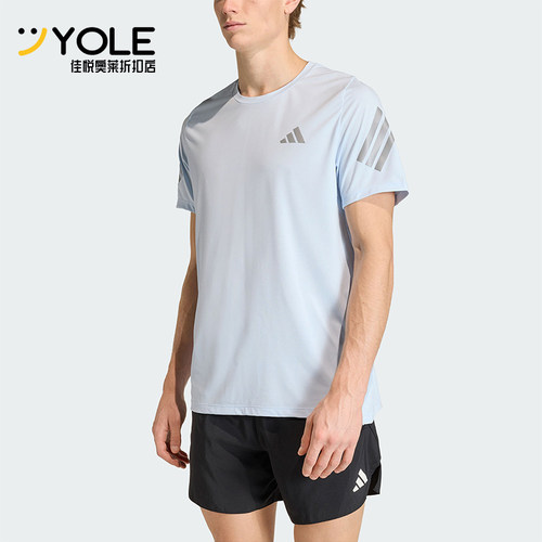 Adidas/阿迪达斯正品ADI365 T-SHIRT男士经典透气跑步短袖JZ7699