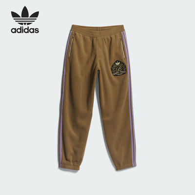 阿迪达斯男女运动束脚长裤