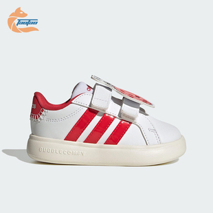 婴童日常低帮魔术贴休闲运动鞋 Adidas 款 春季 KJ8652 阿迪达斯正品