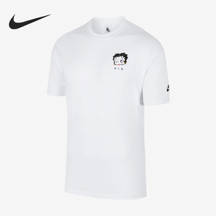 耐克正品 T恤CT3093 26夏Olivia 运动圆领针织短袖 100 kim男士 Nike