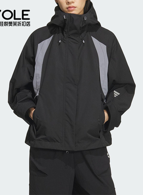 Adidas/阿迪达斯正品FUTURE STYLE女士连帽保暖梭织外套KS0065