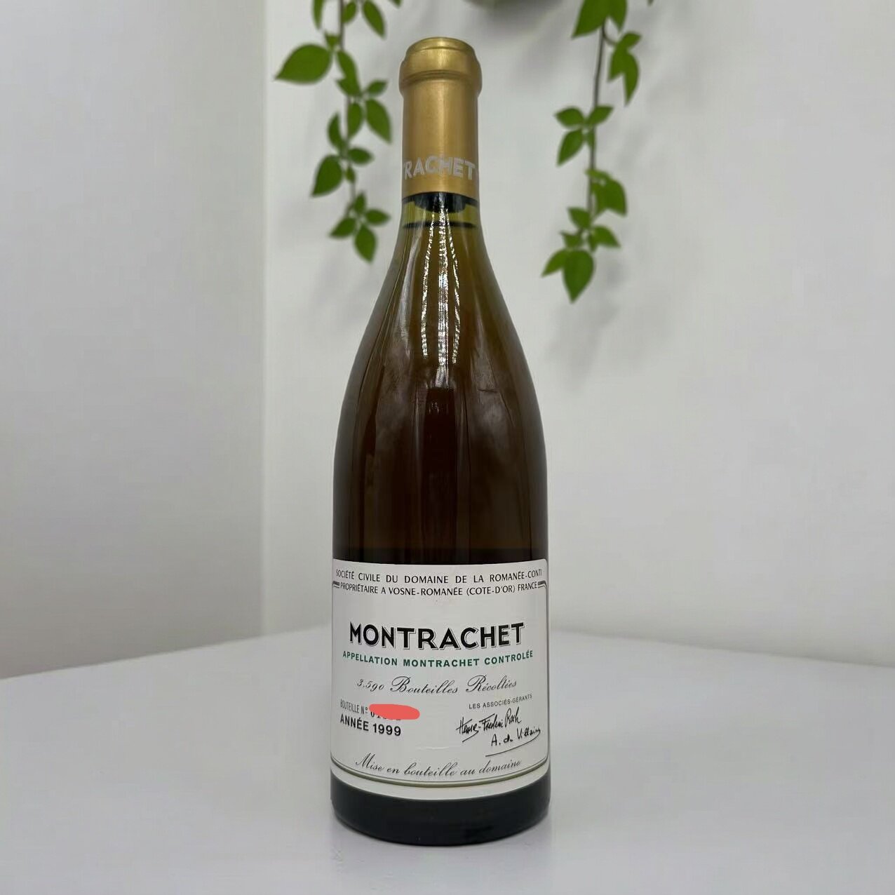 DRC罗曼尼康帝园大蒙哈榭特级园干白葡萄酒1999年
