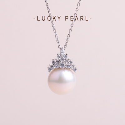 有幸S925银淡水珍珠冰雪女王吊坠