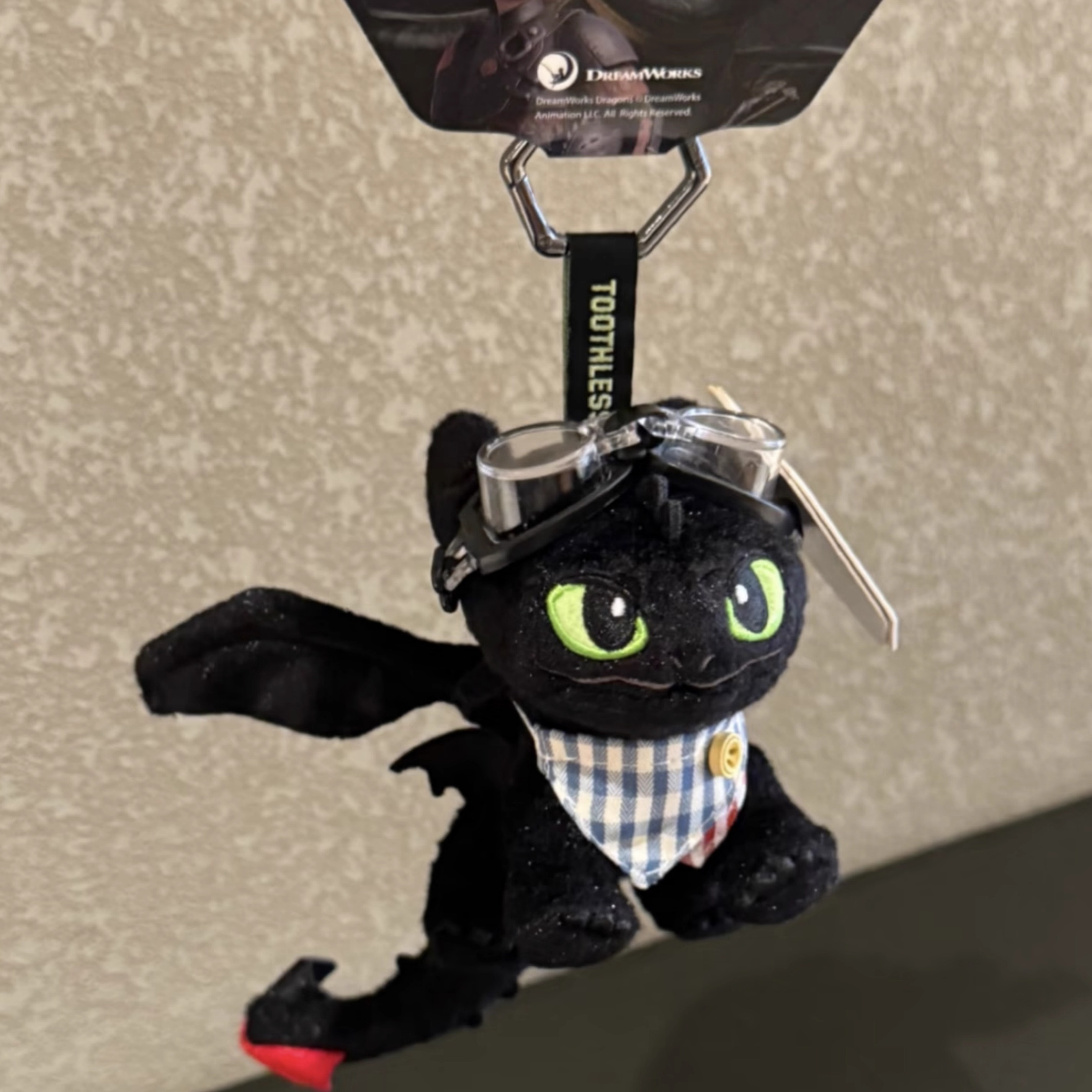 【正版】环球无牙仔包挂件驯龙高手夜煞毛绒玩偶公仔书包挂饰礼物