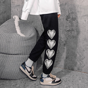 卫裤 金属心3M反光抽绳束口运动休闲裤 男 限量款 SoulSense潮牌秋季