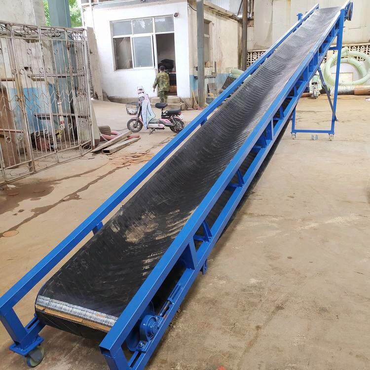 仓库装车卸货传送带800l带宽土k南duw瓜皮带输送机豆jl