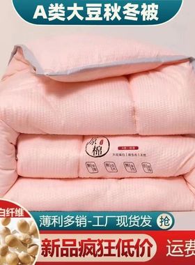 春秋故事大豆纤维被子夏被单人棉被被芯夏季学生宿舍被四季通用