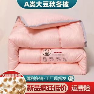 春秋故事大豆纤维被子夏被单人棉被被芯夏季 通用 学生宿舍被四季