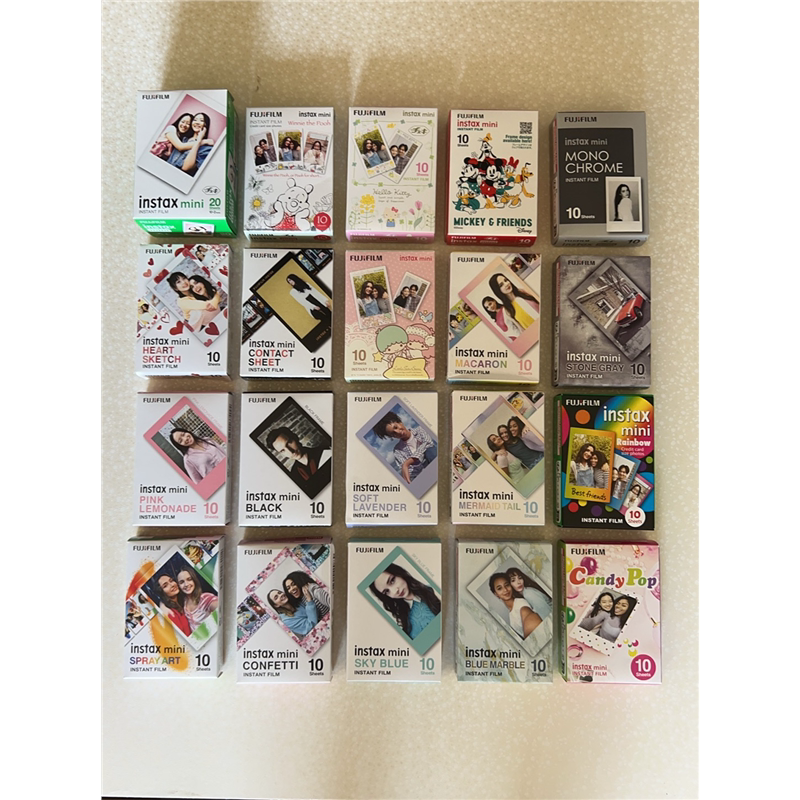 拍立得相纸mini12/11/7+/8/9/40/25/90相机即拍即得白边相纸