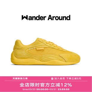 Wander around2026春款「速训系列」厚底增高休闲复古德训鞋女