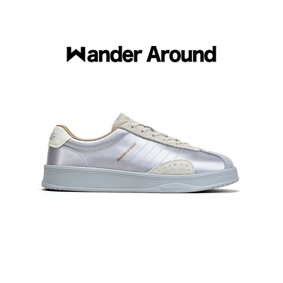Wander around2026春款「巡光系列」厚底增高休闲复古德训鞋女