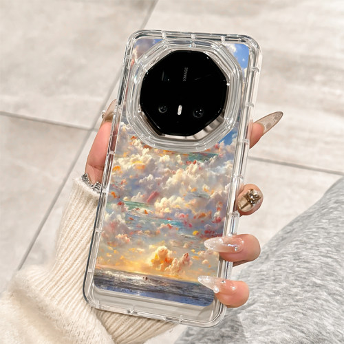 海上生花适用华为mate70rs手机壳