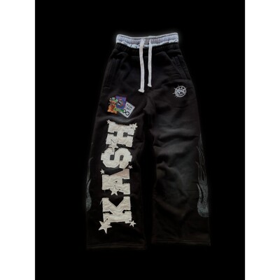 Y2K Black Pants Joggers Sweatpants Men Women Harajuku Gothic