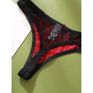 Transparent Ladie Rise Low Mid Panties String Women Sexy
