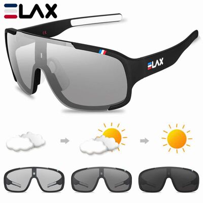 ELAX Polarized and Photochromic Cycling Glasses Outdoor Fish