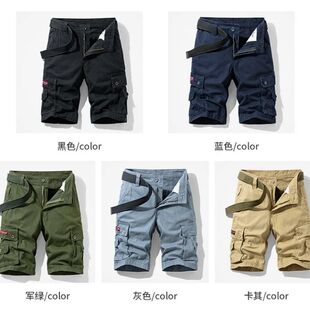 men workwear New shor pocket Summer multi 2025 fashionable