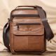 Genuine Large Leather HUMERPAUL Bags Men Crossbody Capacit