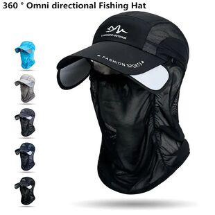 360 ° portable fishing sun hat, outdoor cycling and hiking