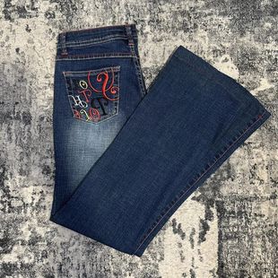 Southpole Jeans Women Y2K Denim Streetwear Flare American