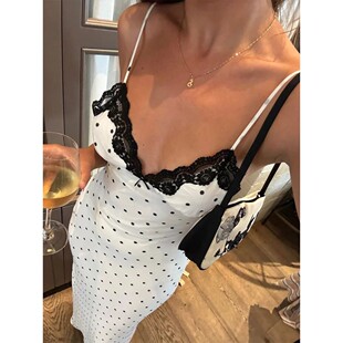 Dress High Backless Women Maxi Patchwork Neck Lace Tossy