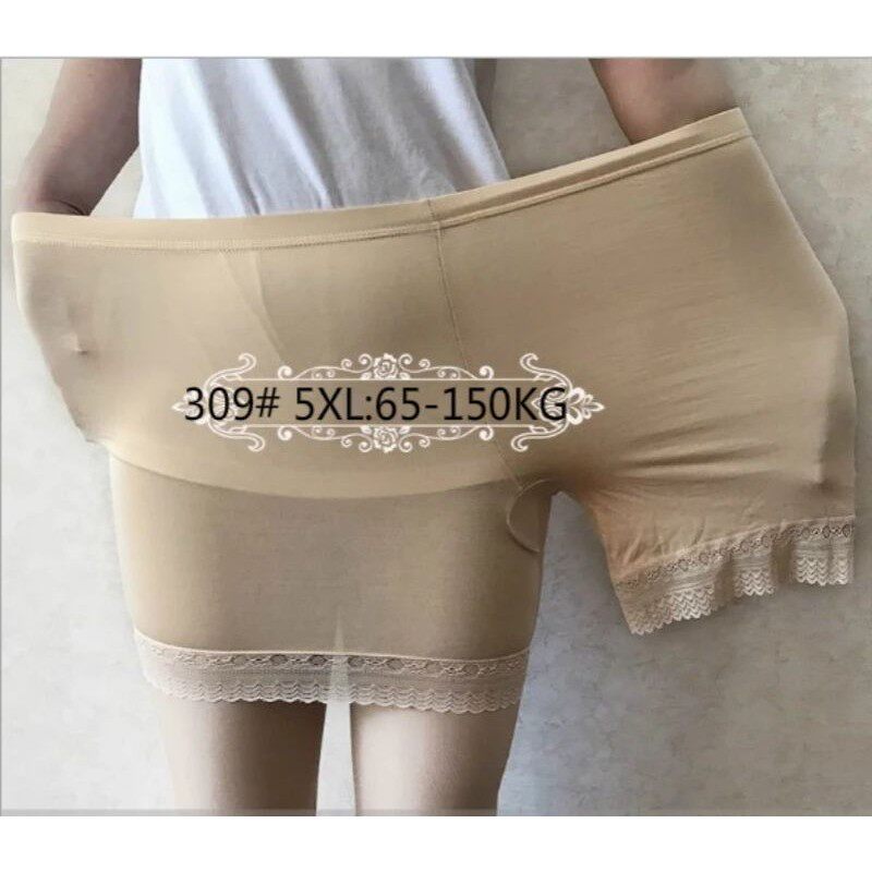 MAX 150KG Plus Size High Elastic Gloss Pants,anti Chafing Le
