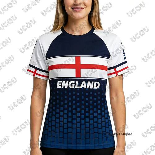 2026 New England Flag Print Football Jersey For Women Men T-