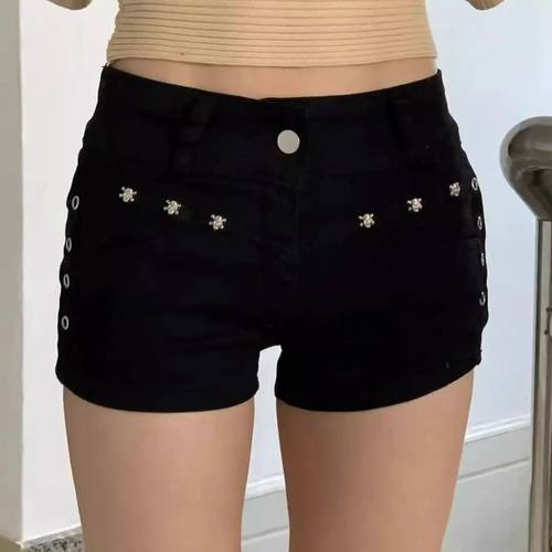 Shorts Women Skinny Creativity Lace-up Popular Streetwear Da