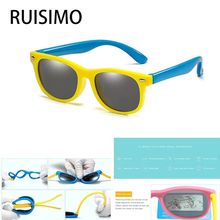 RUISIMO Kids Polarized Sunglasses TR90 Boys Girls Sun Glasse