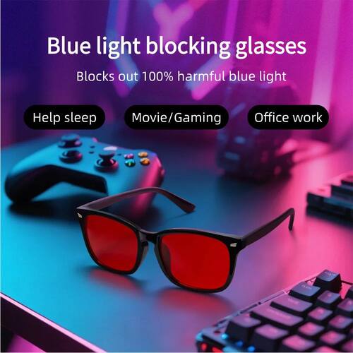 RedLensAntiBlueSleepGlass