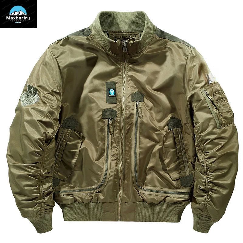 Ma-1 MA-1 Functional Bomber Jacket Men's Autumn 2024 Retro O