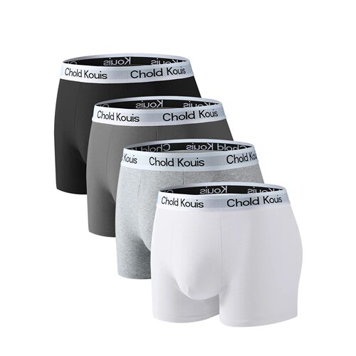 4pcs men's underwear, comfortable, soft breathable athleisur