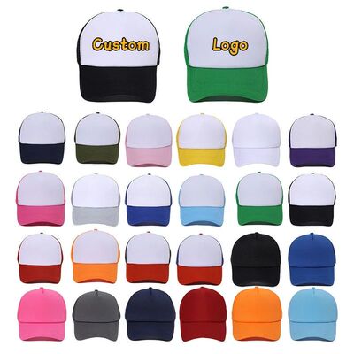 Customized Logo Mesh Baseball Caps Men Women 5 Panel Cheaper