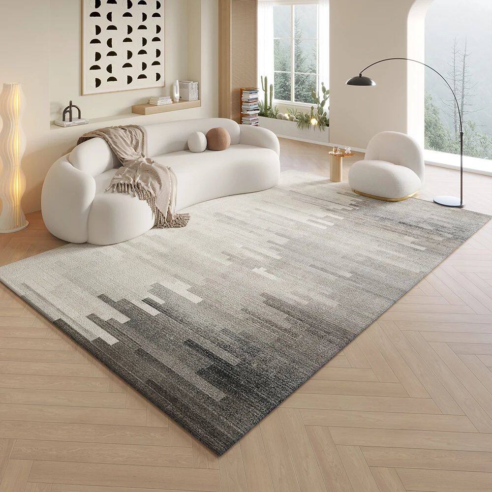 Vikama's Light Luxury Geometric Gradient Carpet Home Decorat
