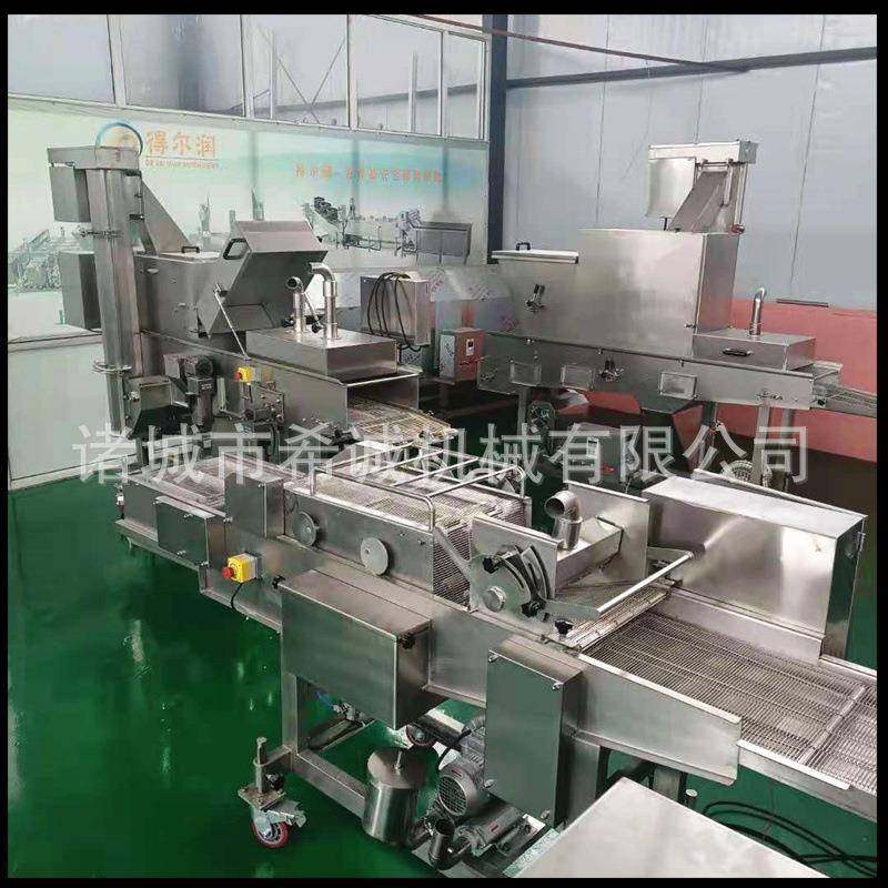 全自动茄盒藕夹裹粉上浆机盐酥鸡隧道式上粉机鸡腿肉上浆上粉机,清洗/食品/商业设备,其他食品加工设备,淘宝优惠券,粉丝福利购,淘宝优惠卷