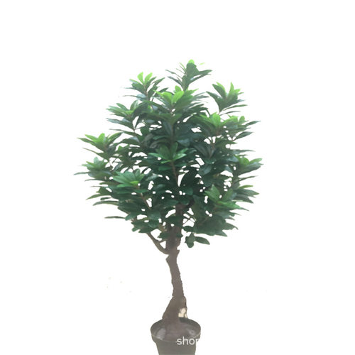 仿真棕榈叶植物盆栽杨梅树叶树配件羽毛葵叶落地盆景厂家装饰