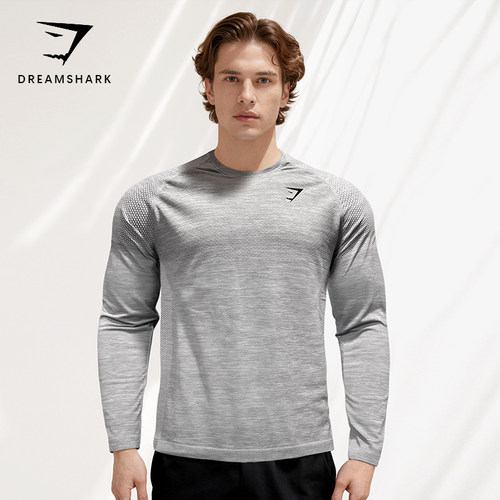 GYMSHARK肌肉鲨鱼紧身长袖