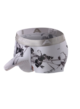 正品AIBC厂家新男士平角裤冰丝印花大象鼻 网孔透气 时尚A023-DPJ