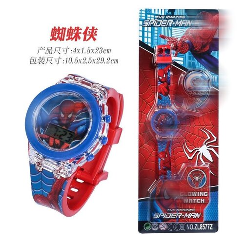 外贸热销 儿童卡通手表女孩男孩可爱带灯光宝宝玩具表精美电子表