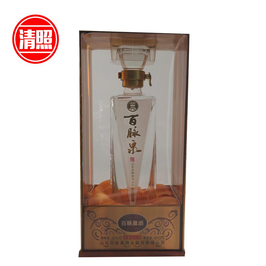 山东济南特产 百脉泉清照34度清照酒 清照酒 浓香酒礼盒装章丘