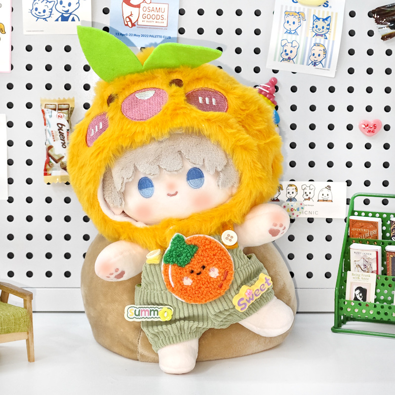 20cm棉花娃娃深空沈沈宝属性同人玩偶毛绒有骨架人形公仔生日礼物